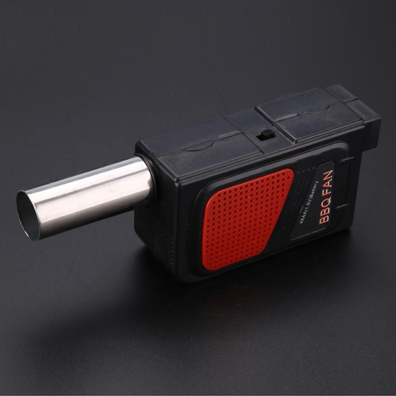 Topp utomhus elektrisk grillfläkt elektrisk svart fläkt förbränningsluftfläkt grill grill matlagning serveringsredskap grillverktyg