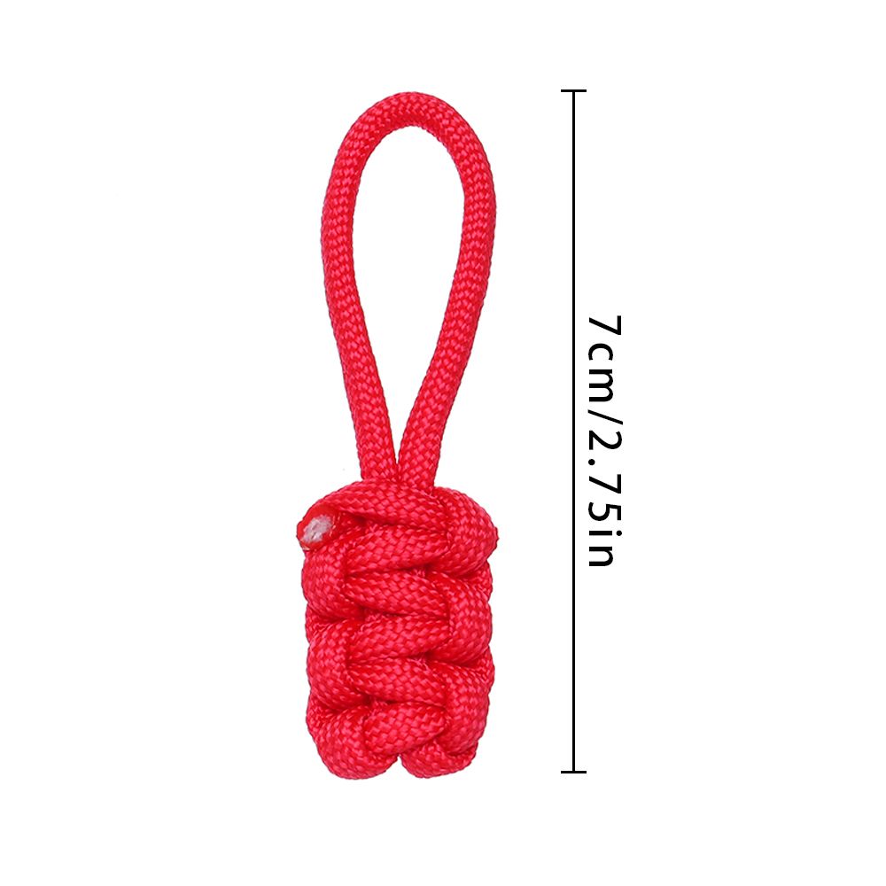 5Pcs Hand Purses Luggage Jackets Woven Pull Rope Zipper Head Nylon Zipper Pull Replacement