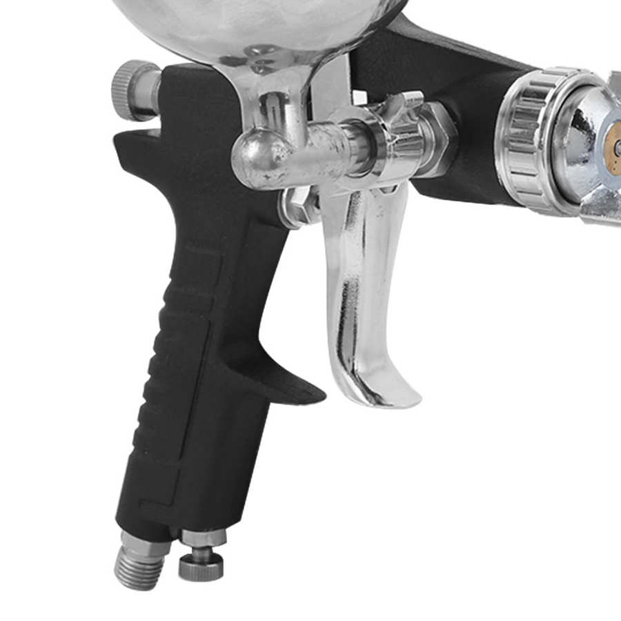 Highly efficient corrosion-resistant robust and durable compressed air tool paint sprayer for spraying latex paints