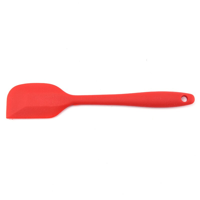 Pro Home Cooking Utensils Silicone Spatulas Beef Meat Egg Kitchen Scraper Wide Pizza Shovel Non-stick Turners Food Lifters Tool: B - Red