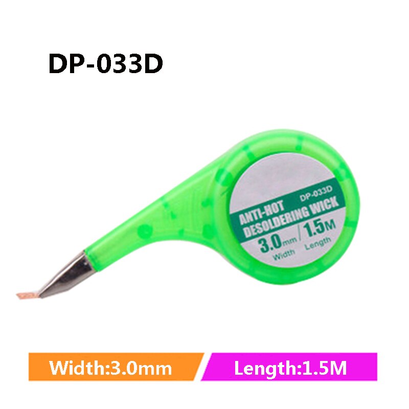 5pcs DP-033D Multi-function suction wick with tin removal with anti desoldering wick suction tool for tin suction wick