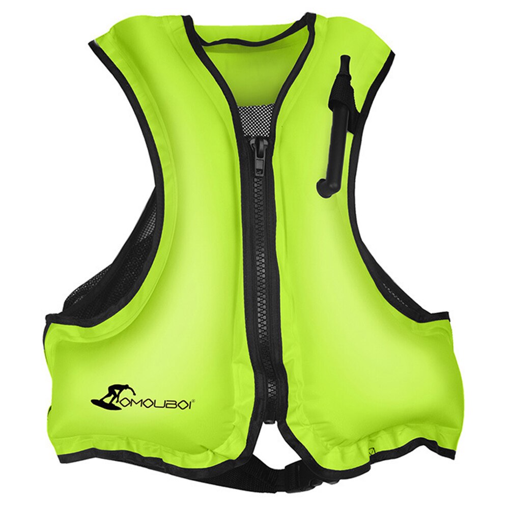 Adults Life Jacket Surf Vest Kayak Wakeboard Jet Ski Raft Fishing Vest Motorboats Rescue Boat Swimming Surf Sailing Safety Vest: SF03 Green