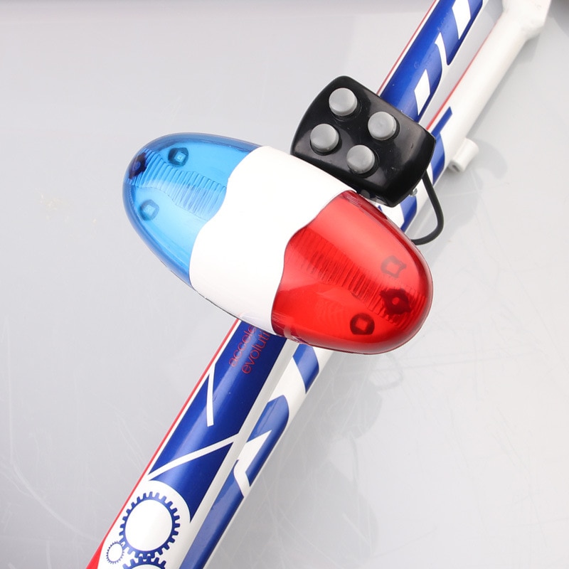 6 LED Fahrrad mountainbike rücklicht Fahrrad Polizei Licht Laute Sirene Klang Trompete Radfahren Horn Glocke Fahrrad Radfahren Zubehör