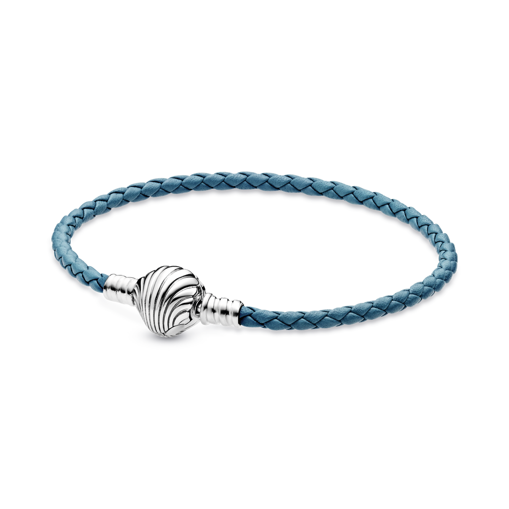 Real 925 Sterling Zilver Blauw Armband Charm Sieraden Kraal Charms Geschikt Voor Vrouwen Zomer Oceaan