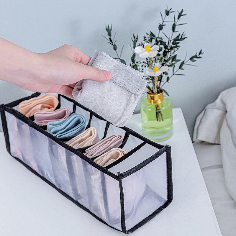 Sous-vêtements boîte de rangement Placard Organisateur Pliable Sous-Vêtements Organisateurs de Stockage de chaussettes Diviseurs Tiroir Organisateur Garde-Robe organisateur