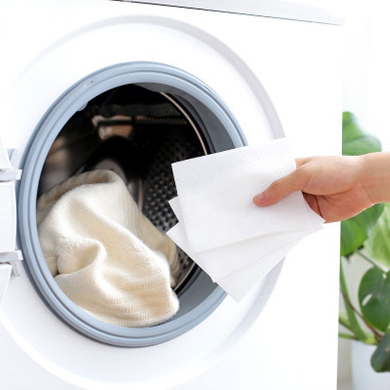 24/30pcs Washing Machine Use Mixed Dyeing Proof Absorption Sheet Anti Dyed Cloth Laundry Papers Color Catcher Grabber Cloth