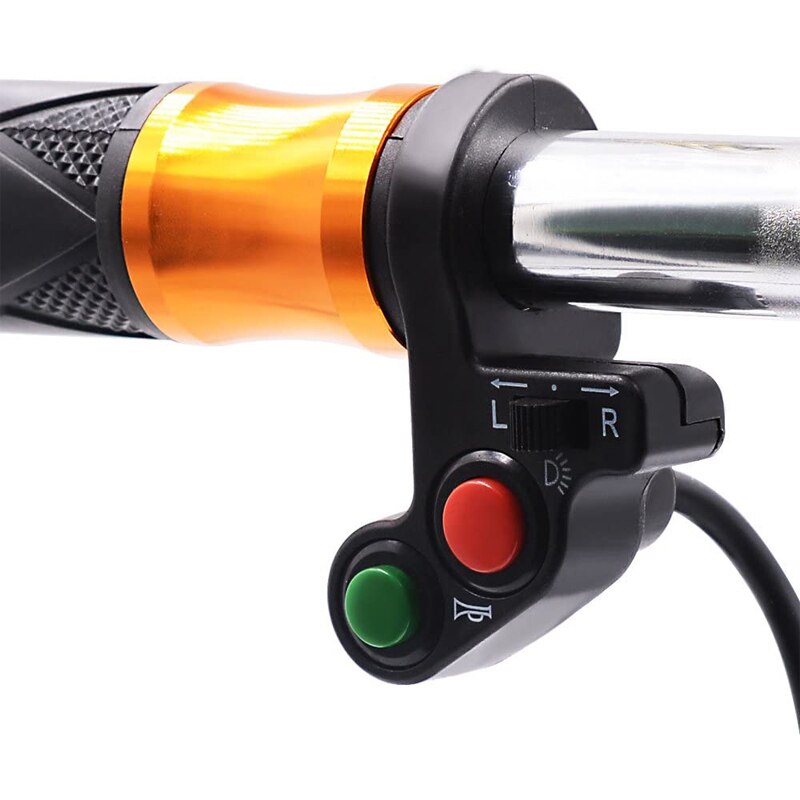 Interruptor de manillar de motocicleta eléctrica, claxon para moto, intermitentes, botón de encendido/apagado, accesorios para motocicleta