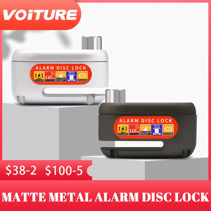 Waterproof Motorbike Accessories Disc Lock Alarm 110db Bike Lock Alarm Disc Anti Theft Disc Brake Lock Alarm