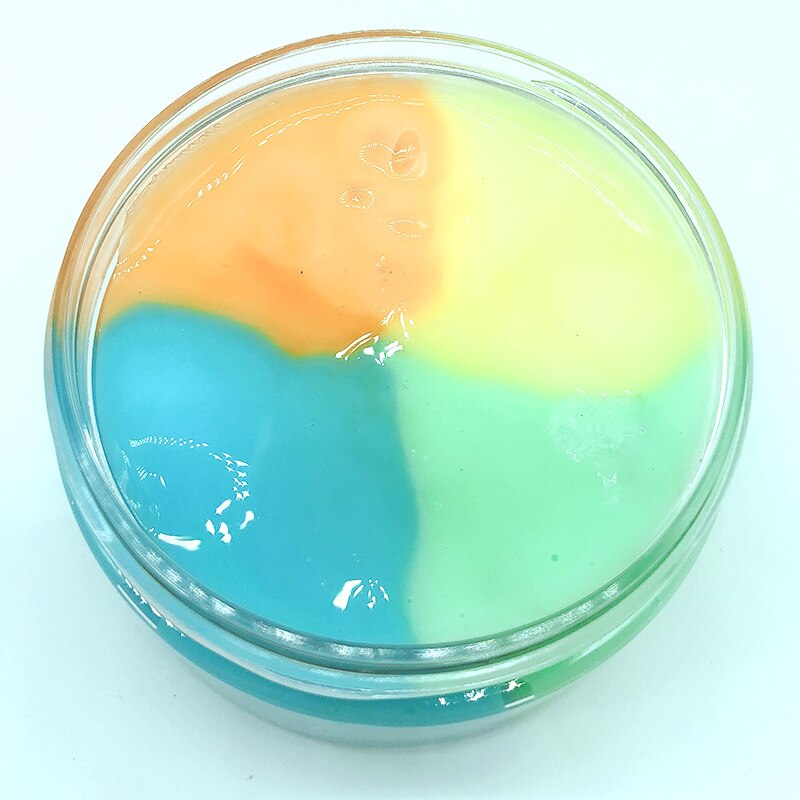 60ML-100ML Fluffy Slime Toy Clay Floam Slime Scented Stress Relief Kids Toy Sludge Cotton Release Clay Toy Plasticine: 100ml