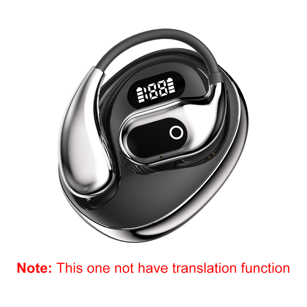 AI Tłumacz - Bezprzewodowe Słuchawki Bluetooth 5.3 z Dwukierunkową Transmisją w Czasie Rzeczywistym, Nauszne Słuchawki Hi-Fi dla Podróżników Biznesowych i Zwiedzających: Złota