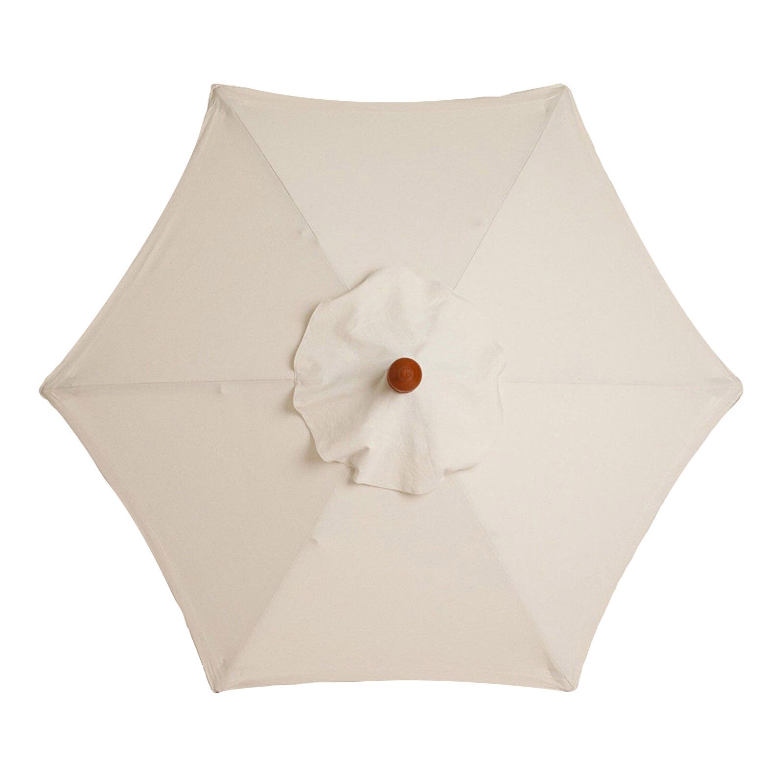 Outdoor Garden Big Umbrella Sunshade Outdoor Stall Beach Umbrella Sun Umbrella Replacement Cloth Подсвечники Для Свечей 40: White