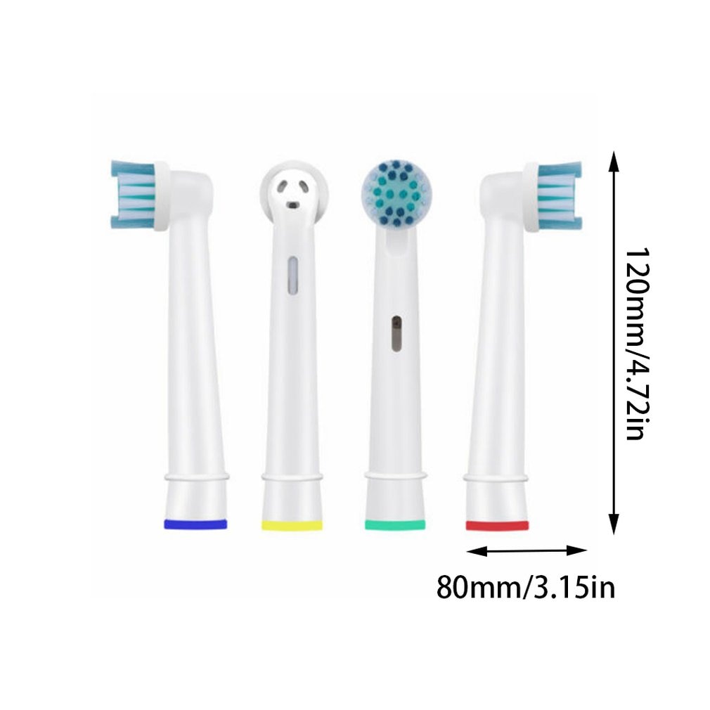 4Pcs Replacement Electric Toothbrush Head Replaces Electric Toothbrush Head Dupont Bristles For Braun For Oral