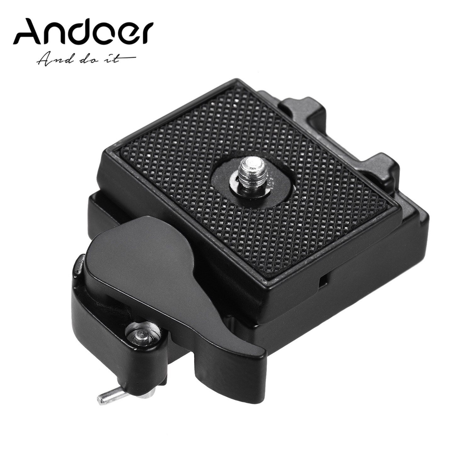 Andoer schnell Freisetzung Platte QR Platte Adapter Aluminium Legierung mit 1/4 Zoll Schraube für DSLR Kamera Smartphone Stativ Einbeinstativ