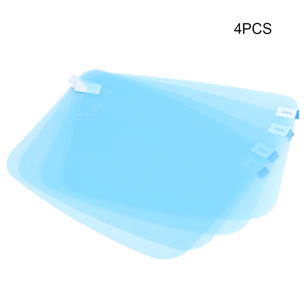 4Pcs Dubbelzijdig Anti-Fog Keuken Koken Transparant Masker Lens Gezicht Protector Shield