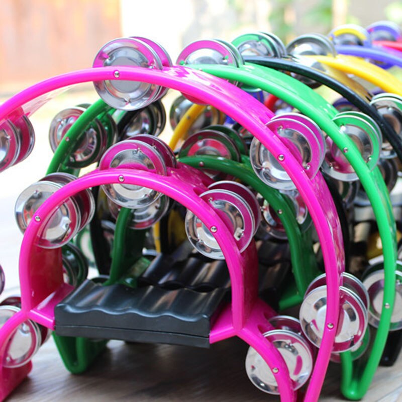 Tambourine Percussion Musical Instruments Hand Bell Double Rows Party Tambourine YS-BUY