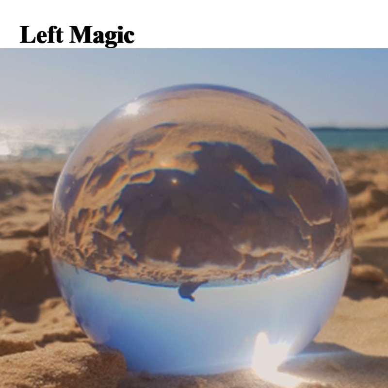 90 mm contatto giocoleria Sfera Trucchi di Magia di Cristallo ultra chiaro 100% Sfera in Acrilico Manipolazione palline da Giocoliere per la fase del partito