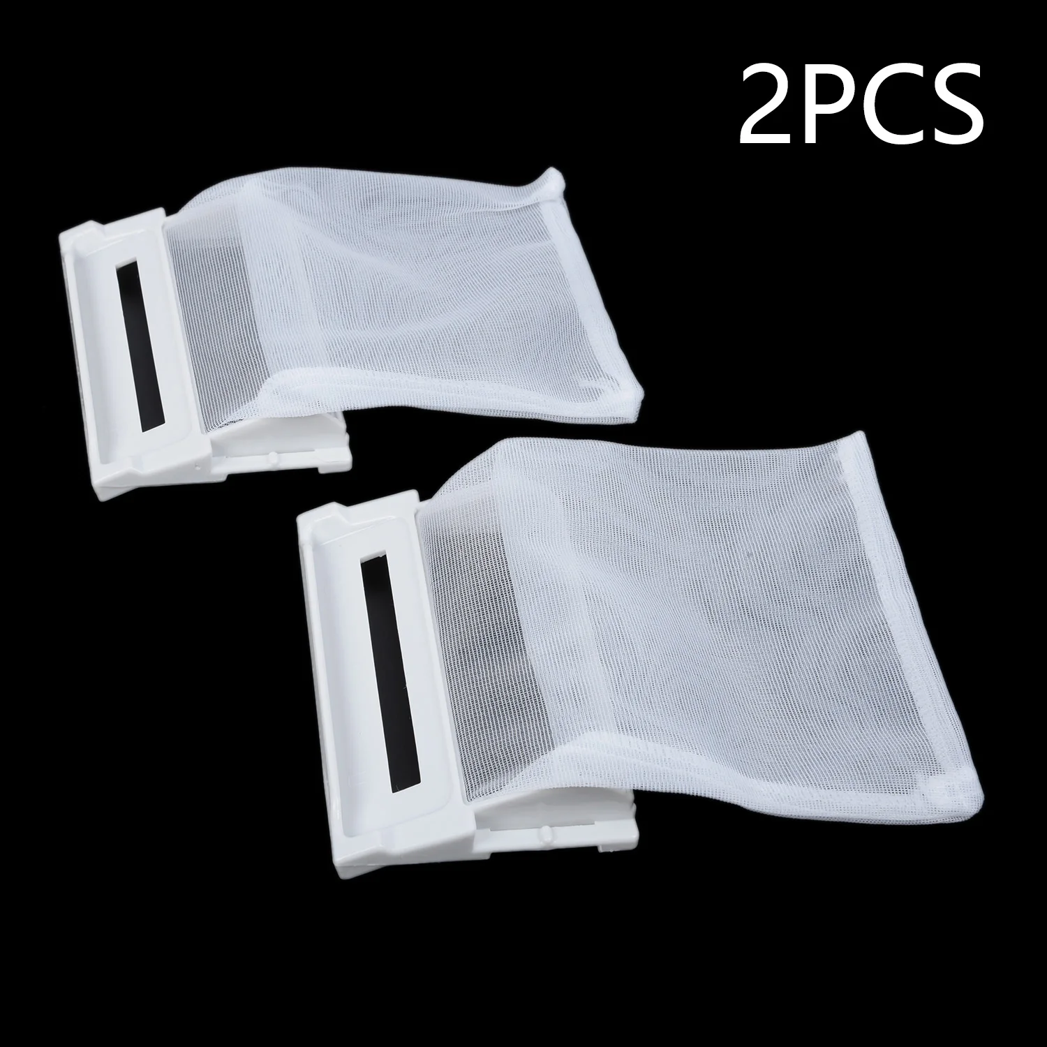 2 Stuks Filter Zakken Kits Wasmachine Wasmiddel Haar Vanger Mesh 100*60Mm Onderdelen Accessoires Verkoop: Default Title