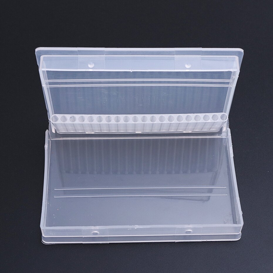STZ 20 Slot Acryl Nagel Bohrer Lagerung Kasten Leere fallen Stand Anzeige Container Fräsen Cutter Halfter Manikübetreffend Zubehör A35