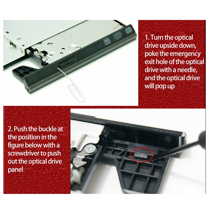 DVD Burning Optical Drive for DELL Vostro 20-3052 9.5MM Ultra-Thin SATA Serial All-In-One Computer Built-in DVD Drive