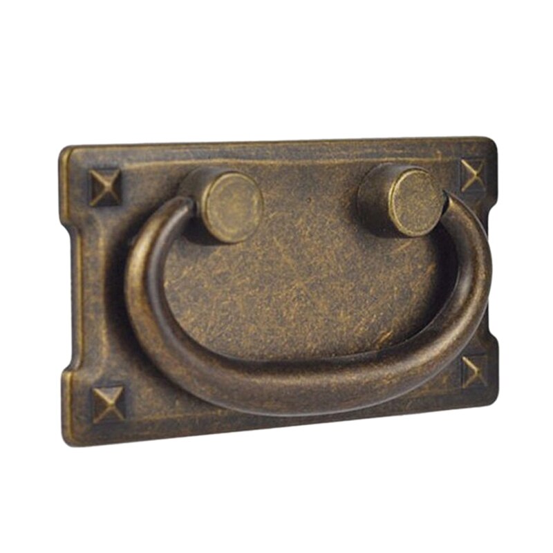 4 stuks antieke bronzen laderinggrepen, decoratie voor kastdeuren en meubels