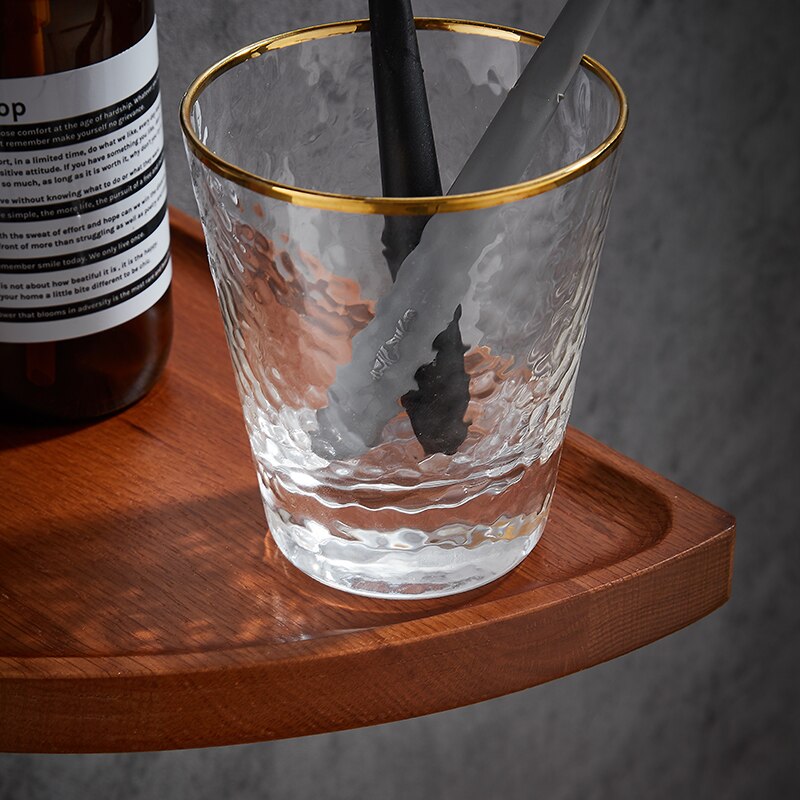 Bathroom solid wood triangle rack bathroom shower room wall hanging shelf without punching Chinese red oak storage rack