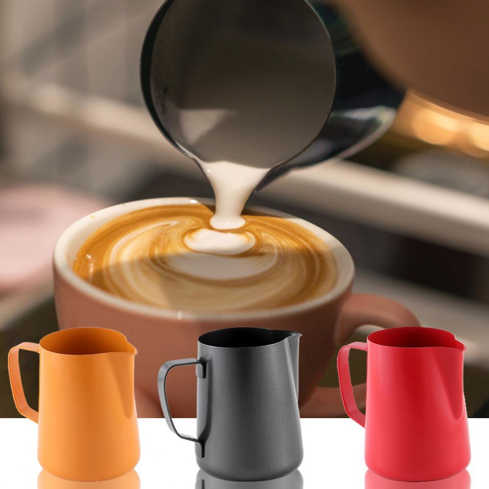 400Ml Rvs Opschuimen Melk Pitcher Koffie Cup Frother Kruik Voor Latte Art