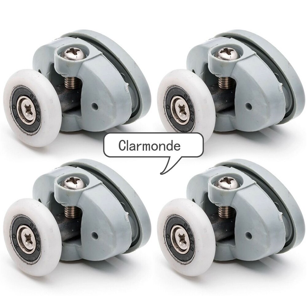 2pcs4pcs 8pcs Butterfly Single Shower Door Rollers/Runners/Wheels/Pulleys 23mm /25mmwheel: 4top / 23mm