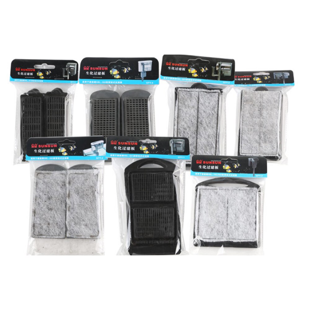 SUNSUN HBL-301 302 303 401 402 403 501 502 601 701 702 Replacement filter plate Activated Carbon bio Media Biochemical Sheet