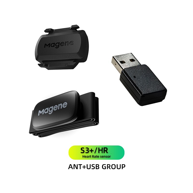 Magene Sensors Cycling S3+ HR ANT+ USB Dual Mode Speed Cadence Heart Rate Sensor Bike Computer Bike Wahoo Garmin XOSS iGPSPORT: Group 6