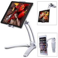Hobbylane keuken tabletstandaard verstelbare houder muurbevestiging voor ipad pro, surface pro, ipad mini  d20