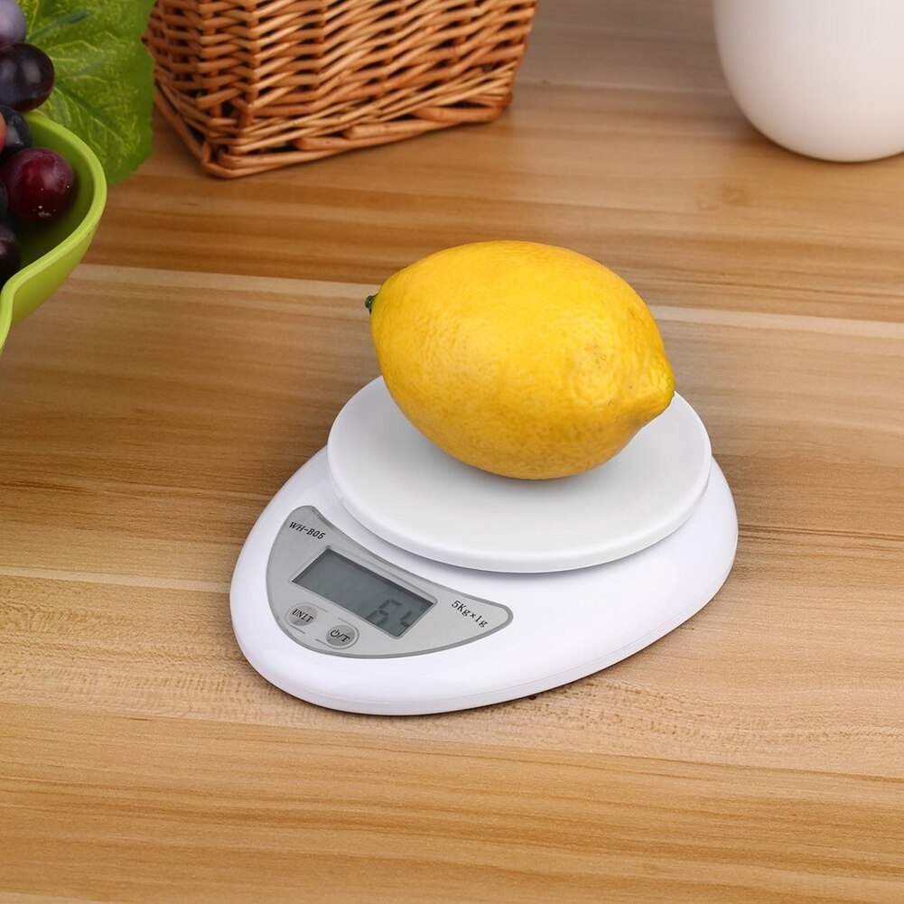 5kg/1g Portable Digital Scale LED Electronic Scales Postal Food Measuring Weight Kitchen LED Electronic Accurate Scales