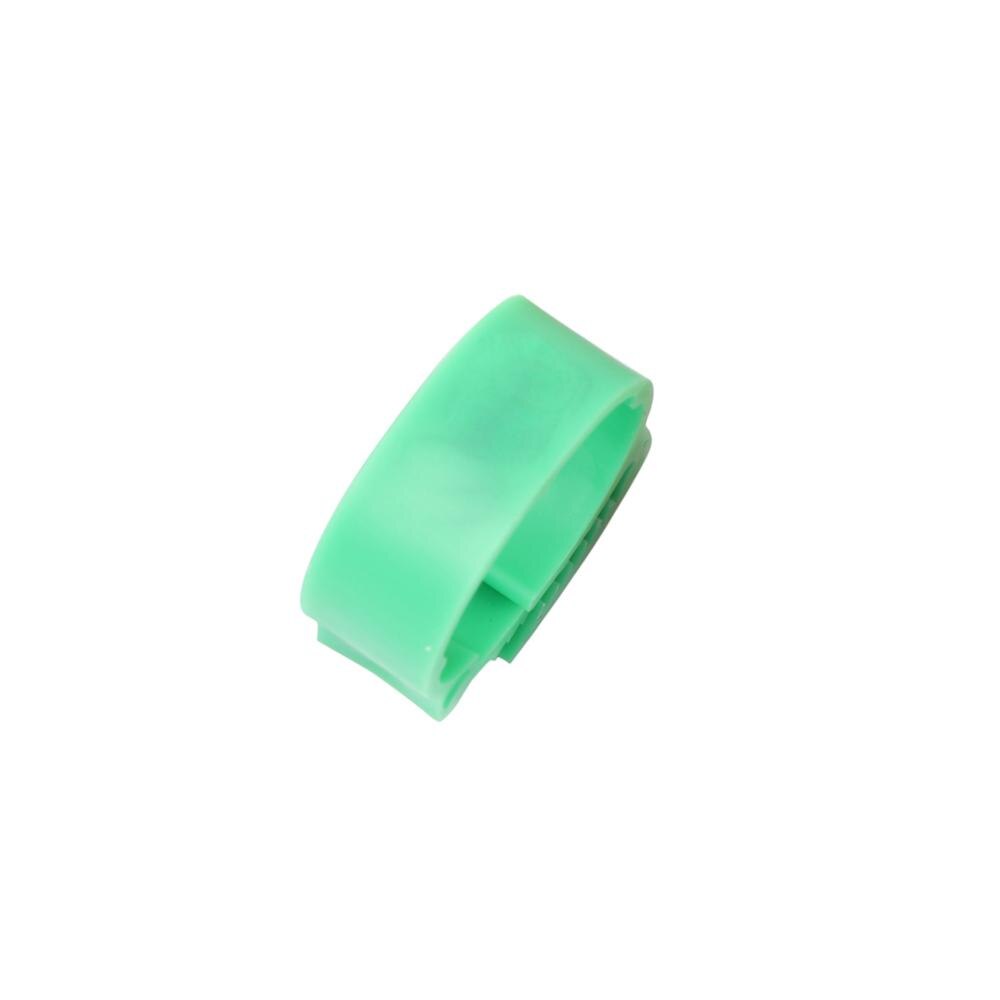 Einstellbare Huhn Fuß Ring Ich würde2.0 ~ 2,4 cm Keine Zahl Huhn GeflüGel flexibel Versenkbare Fuß Ringe GeflüGel Landwirtschaft Werkzeug 7 farben: Grün