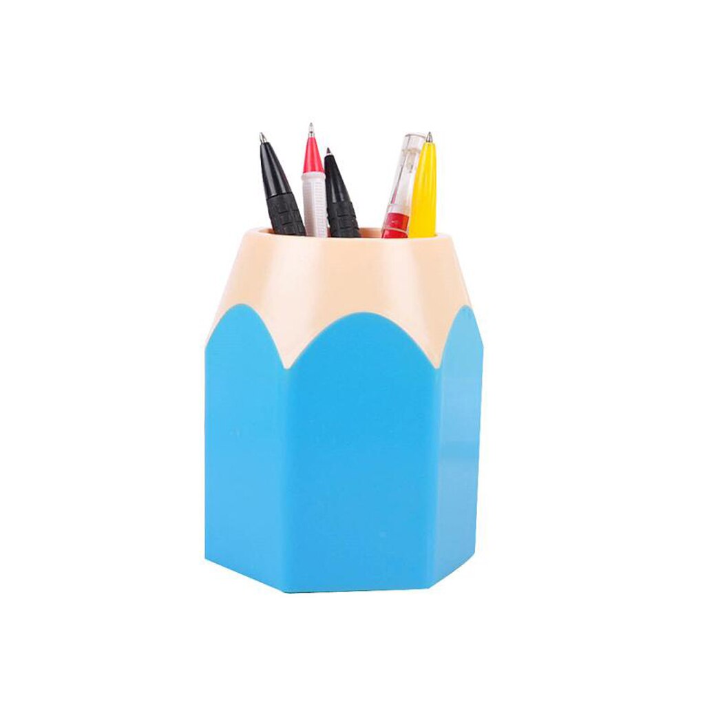 desk pencil case multifunctional makeup brush storage Desk pencil holder rack office pencil case pot Pencil jar