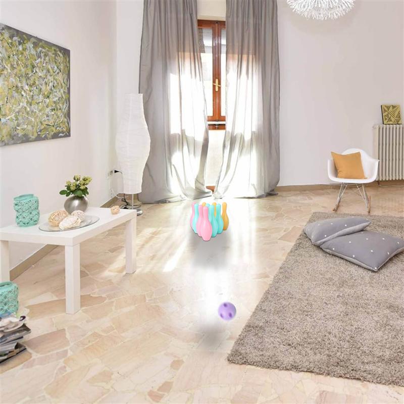 1 Set of Kids Outdoor Bowling Ball Game Supply Kids Bowling Set for Children