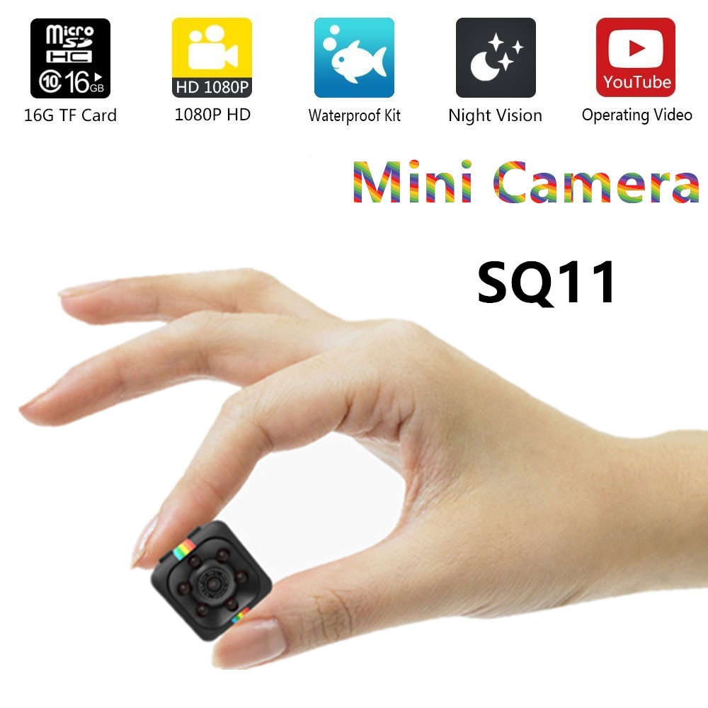 SQ11 HD mini camera kleine camera cam 1080 P Groothoek Waterdichte MINI Camcorder DVR video Sport micro Camcorders SQ 11