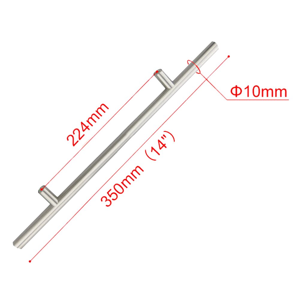 Meubels Handgrepen 64Mm-288Mm Roestvrij Staal T Bar Handgrepen Voor Meubels Kast Knoppen En Handgrepen Pull Voor kastdeur