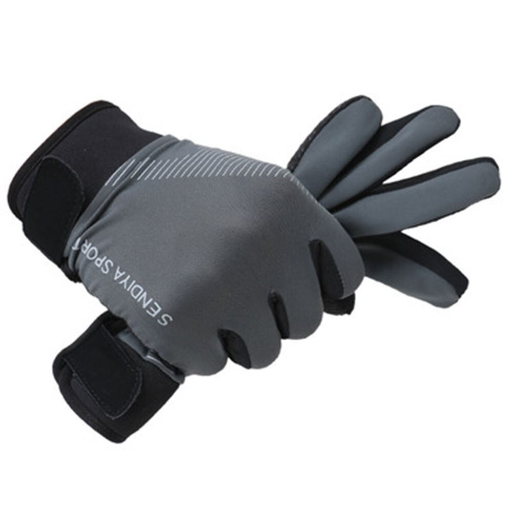1 paire vélo vélo gants plein doigt écran tactile hommes femmes gants de VTT respirant été mitaines S55: as show / XL