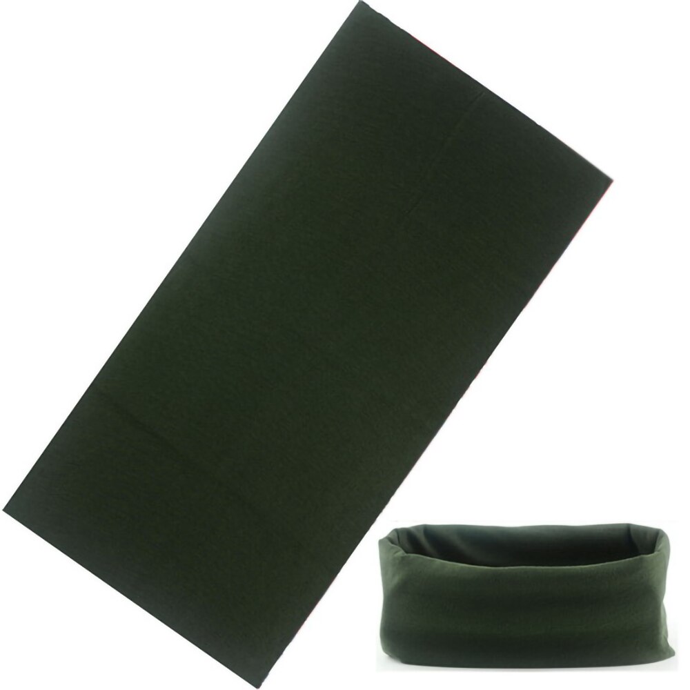 Vertvie dames heren buitensport bandana sjaal hoofddeksel effen kleur gezichtsmasker paardrijden fietsen hoofddoek buis polsband: Kleur 8