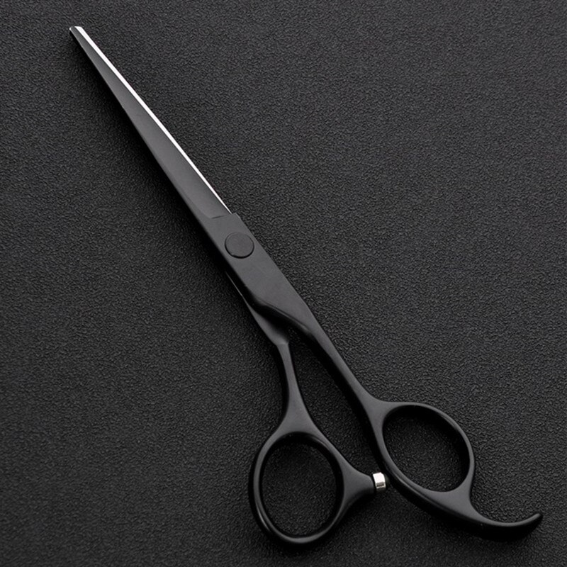 Japan steel 6 inch black hair scissors cutting barber makas scissor thinning styling shears hairdressing scissors