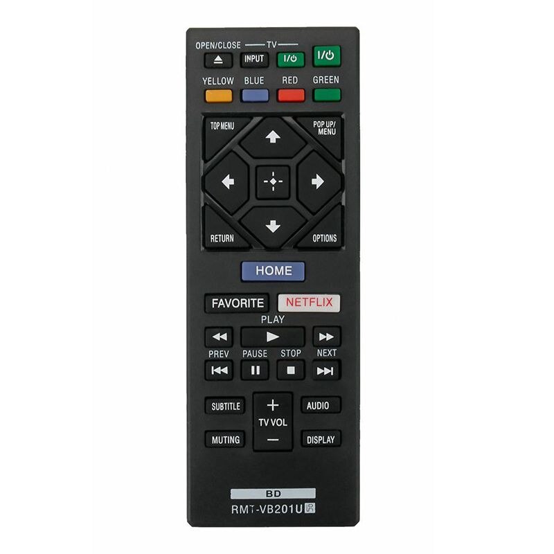 Rmt -vb201u udskiftet fjernbetjening til sony blu-ray bdp -s3700 bdp -bx370 bdp -s1700: Default Title