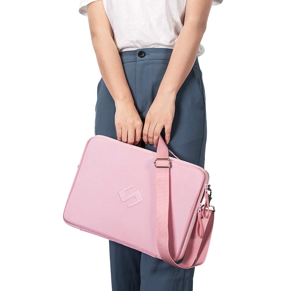 Smatree Hard Bag Carry Case for Apple Macbook Air 13.3 inch,for MacBook Pro 13 inch ,for Surface Pro 6: Pink