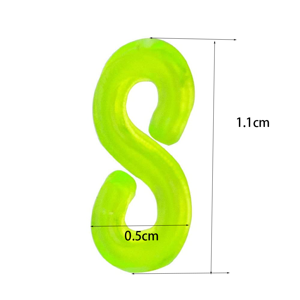 500 Stuks S Clips Voor Kleur Elastiekjes Armband Haken Sluitingen Plastic Connectoren Sieraden Handcrafts Diy Maken Accessoire Kit