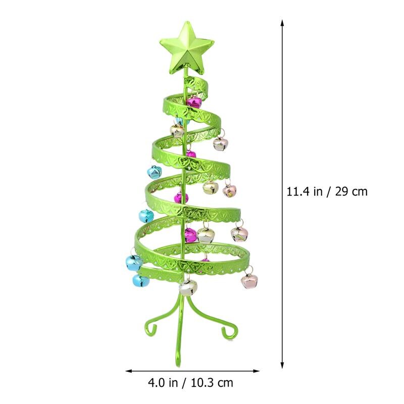 Campana de Navidad creativa, ornamento para árbol DIY, Mini colgante para árbol de Navidad, escritorio, Festival, árbol en miniatura