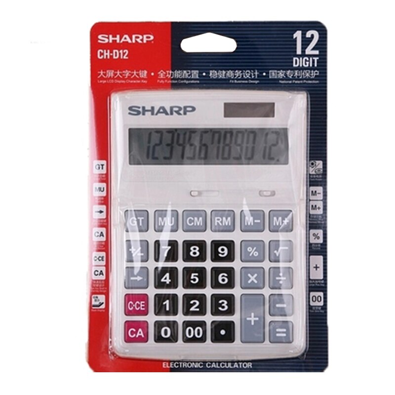 Sharp CH-G12 Large Desktop Calculator Business Office Financial Accounting Computer