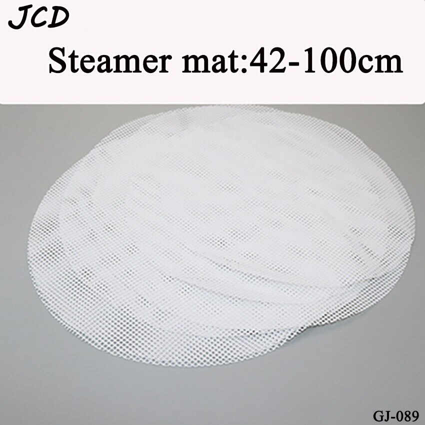 JCD 40 42 43-100cm Non-Stick White Silicone Steamer Dim Sum Paper Restaurant Kitchen Under Steamers Mat Kitchen Cooking Tools