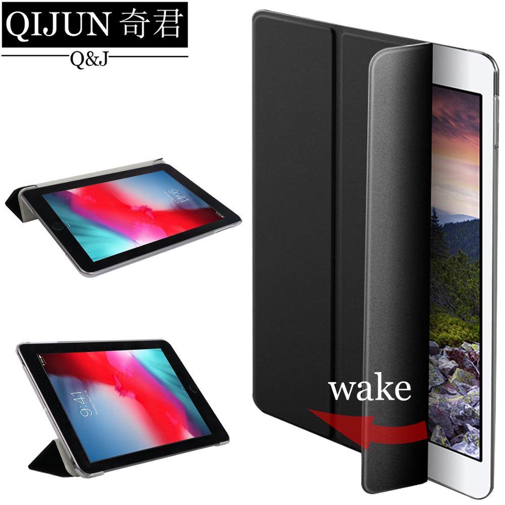 QIJUN tablet flip case voor Samsung Galaxy Tab S4 10.5 Smart wake UP Sleep leather fundas fold Stand cover bag capa voor T830/T835