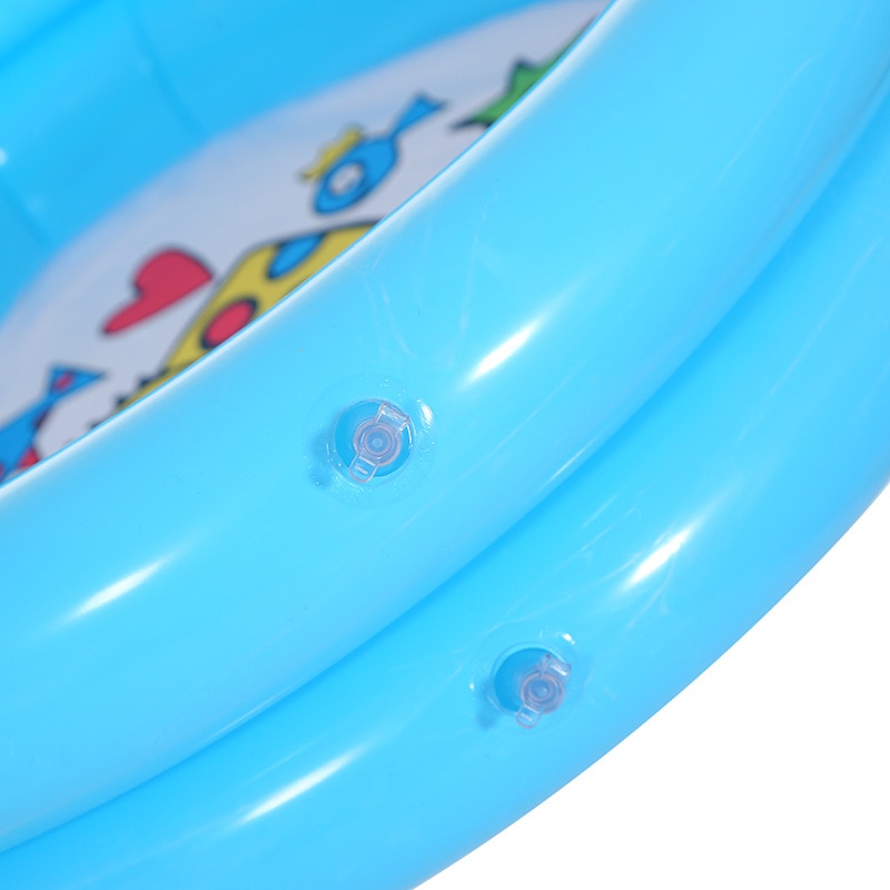 60*60cm baby swimmingpool sommer rund lege pool oppustelig pool dejligt dyreprint bund barn barn lege bold pool legetøj