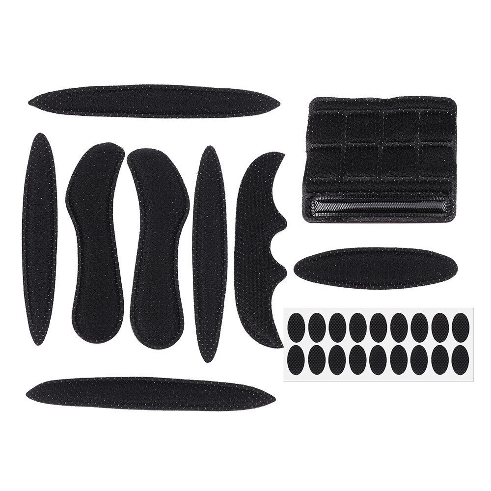 2 Lots De Coussinets De Remplacement Pour Casque Vélo/moto - Mousse Confort Lavable - 9 Pièces + Pastilles Adhésives Par Lot