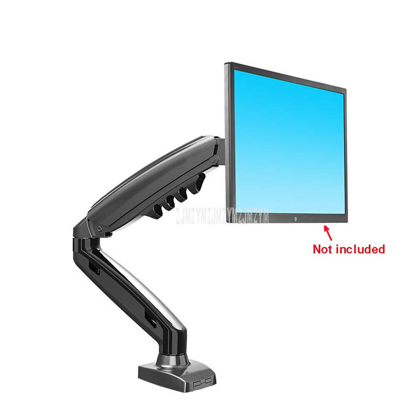 Monitor LCD Desktop Montar Titular Rack de Stand de Exibição de Tela Rotativa Display Monitor Bracket Apto para 17 "-27" apoio Max 9KG