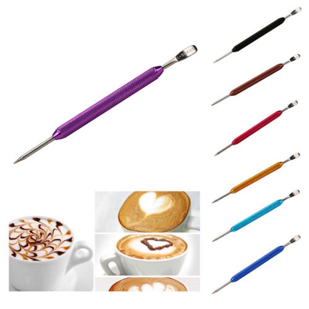 1Pcs Barista Cappuccino Espresso Coffee Decorating Latte Art Pen